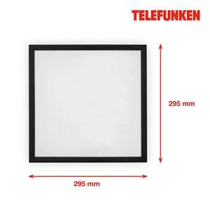 Telefunken LED panel Magic Fully black CCT RGB 30x30cm obraz