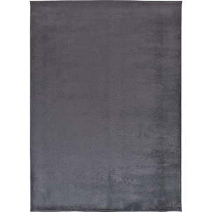 Tmavě šedý koberec z mikrovlákna 80x150 cm Coraline Liso – Universal obraz
