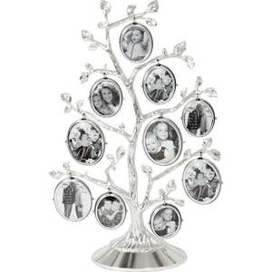 Kovový stojací rámeček ve stříbrné barvě 27x18 cm Family Tree – Zilverstad obraz