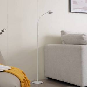Lindby Lindby LED stojací lampa Maori, bílá, CCT, stmívatelná, USB obraz