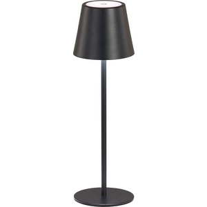 Černá LED stolní lampa s kovovým stínidlem (výška 36, 5 cm) Viletto – Fischer & Honsel obraz