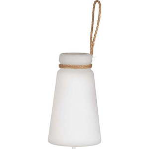 Bílo-hnědá LED stolní lampa (výška 20 cm) Bruno – Fischer & Honsel obraz