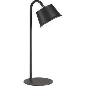 Černá LED stolní lampa s kovovým stínidlem (výška 34 cm) Voet – Fischer & Honsel obraz