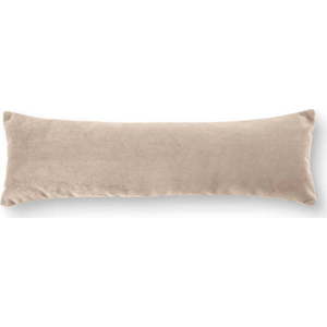 Béžový sametový polštář na gauč Bean – EMKO obraz