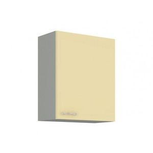 Horní kuchyňská skříňka Karmen 60G-72, 60 cm, šedá/krémová obraz