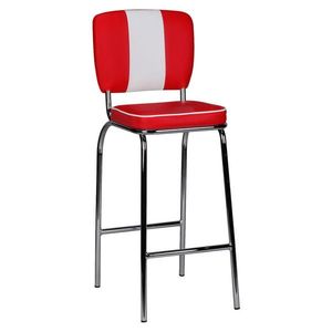 Barová židle červená obraz