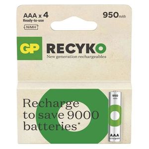 EMOS Nabíjecí baterie GP ReCyko AAA (HR03), 4ks B25114 obraz