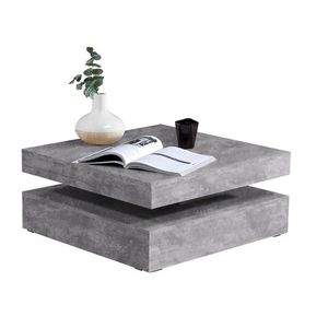 Konferenční stolek ANAKIN, světle šedý beton Z EXPOZICE PRODEJNY, II. jakost obraz