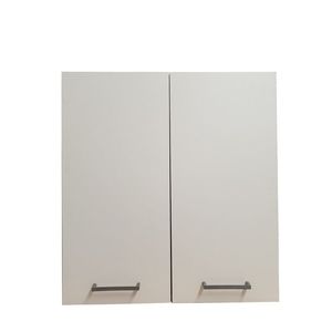 Koupelnová skříň dvoudveřová VR 05, bílá/beton Z EXPOZICE PRODEJNY, II. jakost obraz