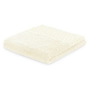 Bavlněný ručník DecoKing Andrea krémový, velikost 70x140 obraz