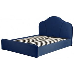 Hector Čalouněná postel Helmer 160x200 tmavě modrá obraz