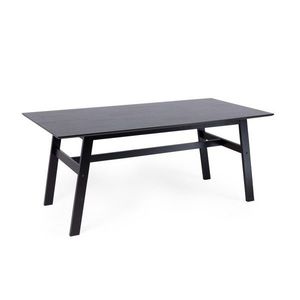 Hector Jídelní kaučukový stůl Lingo obdélníkový černý obraz