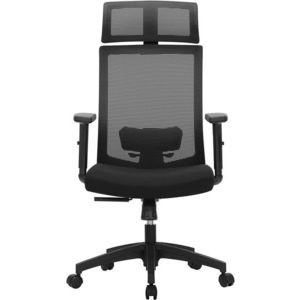 SONGMICS Kancelářská židle Frank černá obraz