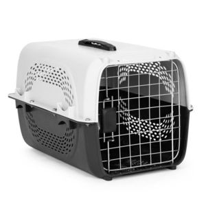 Přepravní box pro kočky a psy PETSI bílá/černá obraz