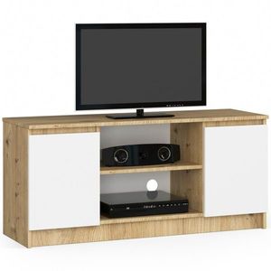Ak furniture TV stolek Tonon 120 cm dub artisan/bílý obraz