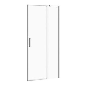 CERSANIT Kyvné dveře s pevným polem MODUO 90x195, pravé, čiré sklo S162-006 obraz