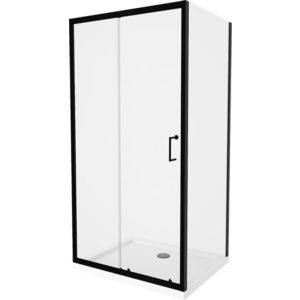 Sprchové dveře MEXEN Apia 140 cm černé obraz