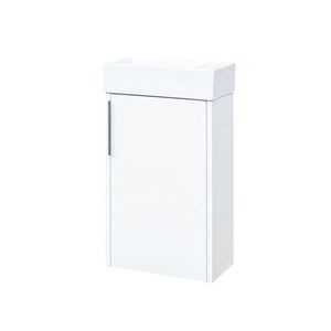 MEREO Vigo, koupelnová skříňka s keramickým umývátkem, 41 cm, bílá CN340 obraz