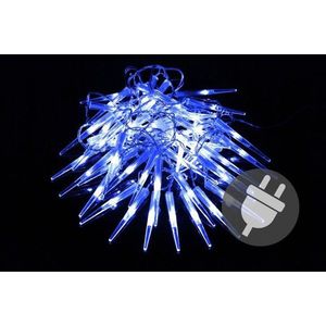 Nexos 1114 Vánoční dekorativní osvětlení - rampouchy - 60 LED modrá obraz