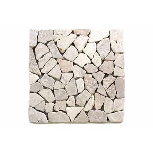 Divero mramorová mozaika garth D00605 1 m2 bílá obraz