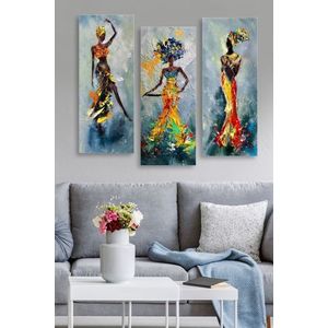 Set 3 dekorativních obrazů, 20 x 50 cm obraz