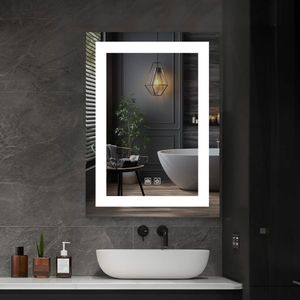 IREDA Koupelnové LED zrcadlo s osvětlením, 80 x 60 cm obraz