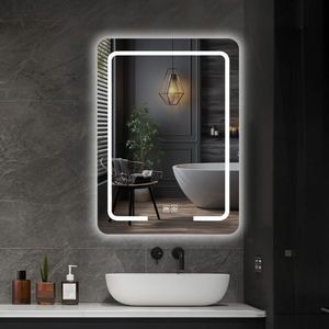 IREDA Koupelnové zrcadlo s LED osvětlením, 60 x 80 cm obraz