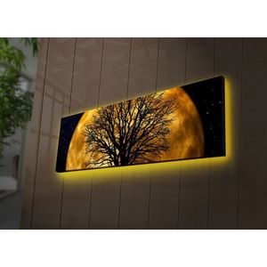Dekorativní svítící obraz MOON, 30 x 90 cm obraz