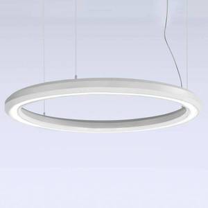 Marchetti LED závěsné svítidlo Materica spodní Ø 90 cm bílé obraz