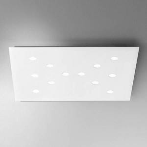 ICONE ICONE Slim - ploché stropní svítidlo LED, 12 světelných bodů, bílá barva obraz