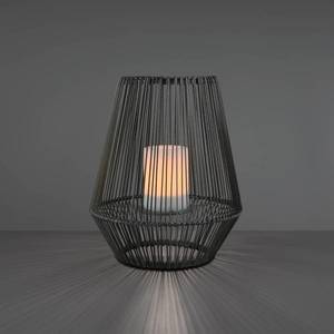 Reality Leuchten Mineros LED solární stolní lampa, šedá, výška 30, 5 cm obraz