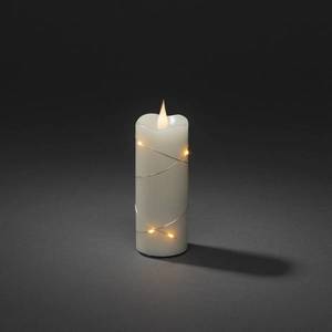 Konstsmide Christmas LED vosková svíčka krémová barva jantarová 12, 7 cm obraz