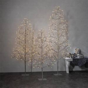 STAR TRADING LED dekorační strom Květinový strom IP44 stříbrný výška 180 cm obraz