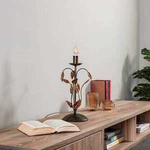 ONLI Kovová stolní lampa Collana single flame bronze obraz