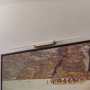 quitani Quitani LED obrazové světlo Tolu, nikl, šířka 138 cm obraz