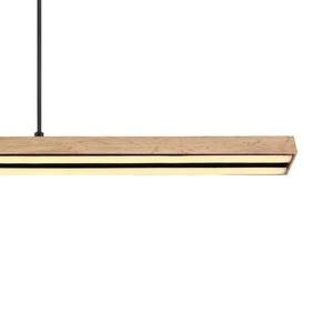 Globo Závěsné svítidlo Doro LED, délka 101, 5 cm, dub, dřevo obraz