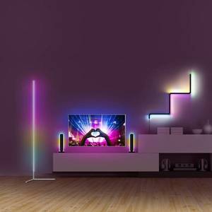 LEDVANCE SMART+ LEDVANCE SMART+ WiFi Floor Rohová stojací lampa, bílá, 140 cm obraz