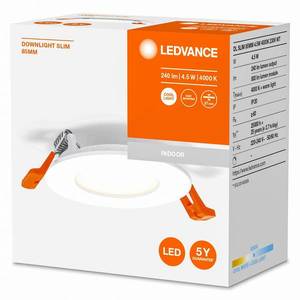 LEDVANCE LEDVANCE Recess Slim LED vestavné svítidlo Ø8, 5cm 4000K obraz