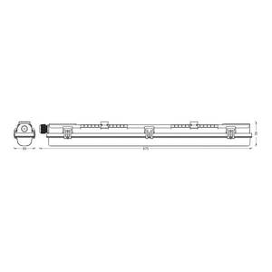 LEDVANCE Svítidlo LEDVANCE Submarine PCR 60 G13 T8 840 7 W odolné proti vlhkosti obraz