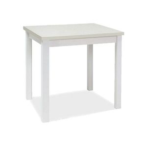 Signal Jídelní stůl Adam | 90 x 65 cm Barva: bílý mat obraz