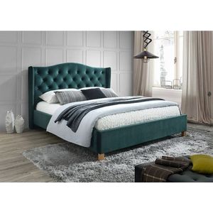 Signal Manželská postel ASPEN Velvet | 180 x 200 cm SIGNAL - ložnicový nábytek: Zelená / Bluvel 78 obraz