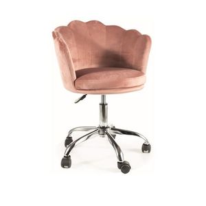 Signal Kancelářská židle ROSE VELVET Barva: Staroružová / Bluvel 52 obraz