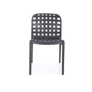 Signal Zahradní židle STRIP | šedá obraz