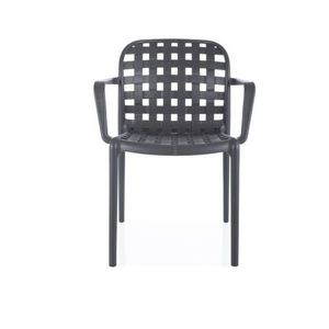 Signal Zahradní židle STRIP II | šedá obraz