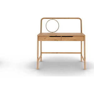 Toaletní stolek z dubového dřeva 57x110 cm Twig – The Beds obraz
