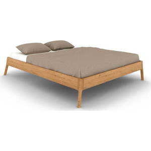 Dvoulůžková postel z dubového dřeva v přírodní barvě 140x200 cm Twig – The Beds obraz