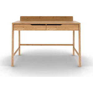 Pracovní stůl z dubového dřeva 65x120 cm Twig – The Beds obraz