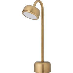 LED stmívatelná stolní lampa ve zlaté barvě s kovovým stínidlem (výška 35, 5 cm) Niko – Bloomingville obraz