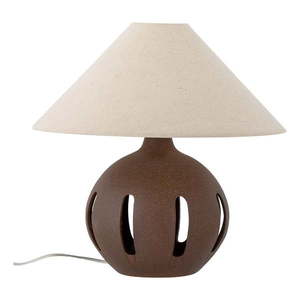 Krémová stolní lampa s textilním stínidlem (výška 40, 5 cm) Liana – Bloomingville obraz