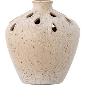 Béžová váza z kameniny (výška 15 cm) Minel – Bloomingville obraz